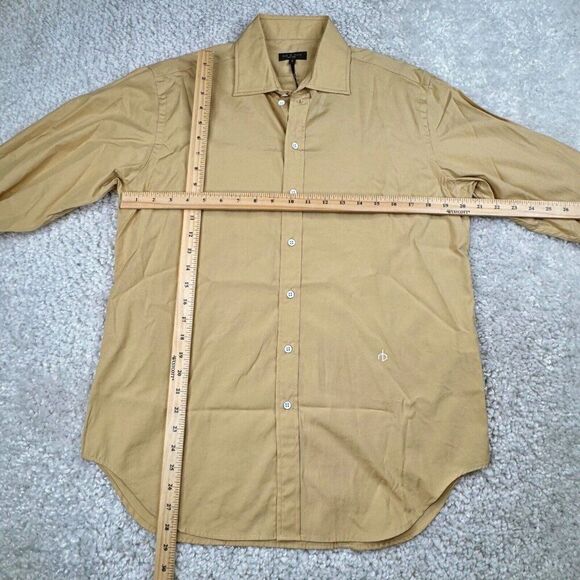 Rag & Bone Diana Poplin Button Up Shirt Oversized Yellow NEW - Picture 10 of 14